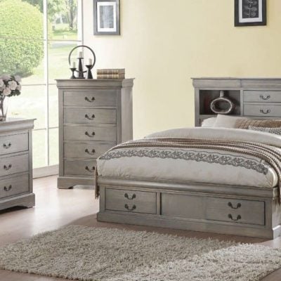 grey storage bedroom set