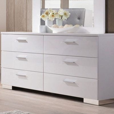 Modern White Dresser