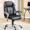 Kanta black leather office chair