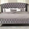 deanna grey velvet bedroom furniture