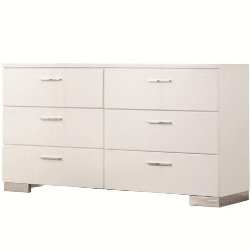 Felicity Modern White Dresser