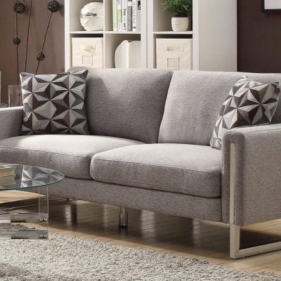stellan grey fabric sofa 551241