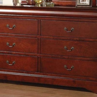 acme louis phillipe cherry dresser 19525