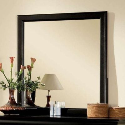 louis phillipe acme mirror black 19504