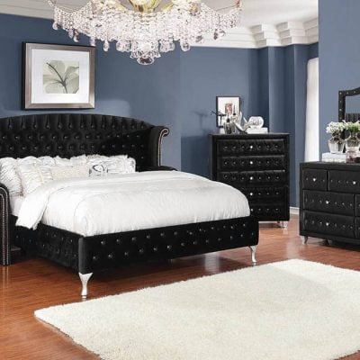 206101KE black deanna bedroom set coaster