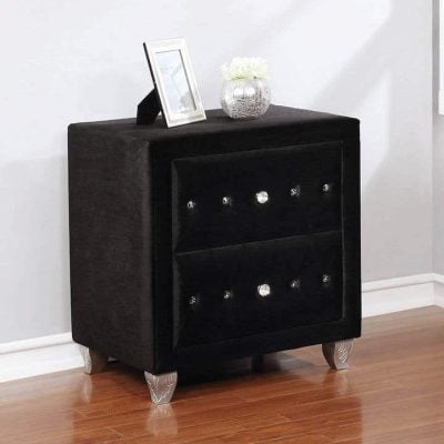 206102 black deanna nightstand