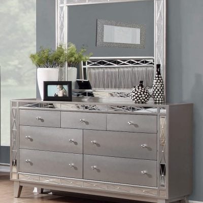 leighton coaster dresser mirror 204924
