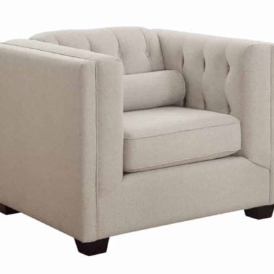 oatmeal chair 504905 cairns beige coaster
