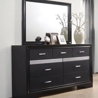Black Wood Dresser