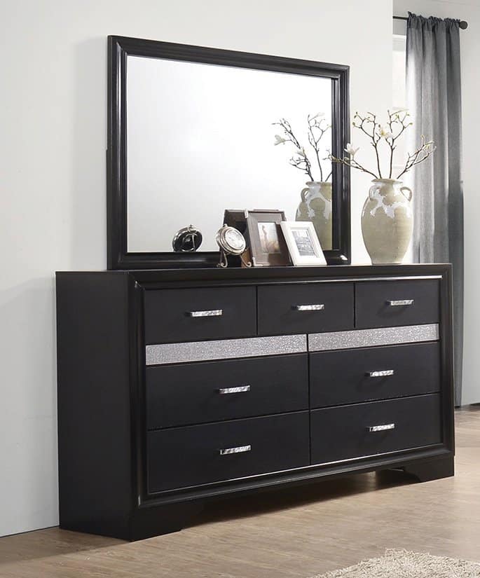 Black Wood Dresser