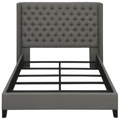 Alternative view of Benicia Fabric Upholstered Bed