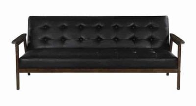 360059 black adjustable sofa bed futon coaster