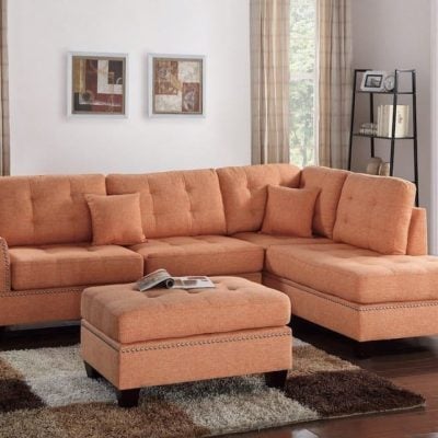 6506 citrus sectional sofa Poundex