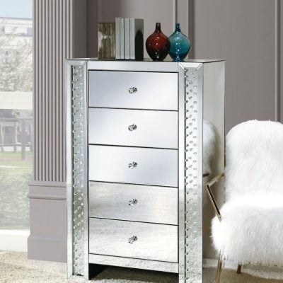 97304 nysa mirrored chest acme