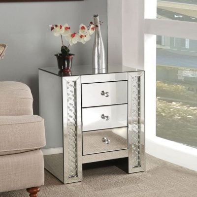 nysa mirror end table