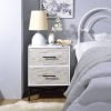 uma white nightstand acme 97451