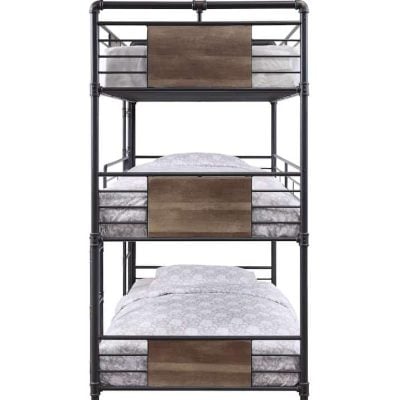 brantley triple bunk bed 37820 acme