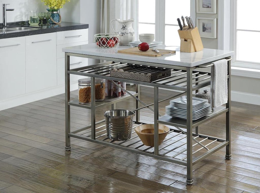 lanzo pewter kitchen island 98402