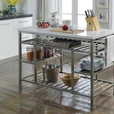 lanzo pewter kitchen island 98402