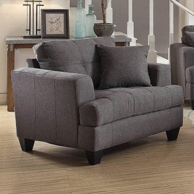 505177 samuel grey fabric chair