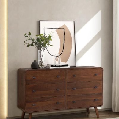 Mid Century Walnut Dresser