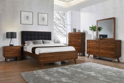 Robyn Mid Century Walnut Dresser - Image 10