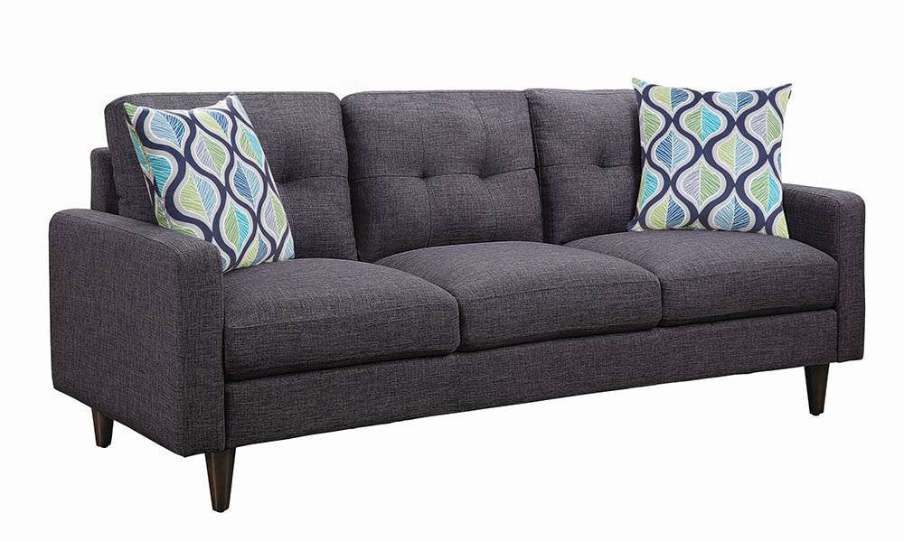 552001 Watsonville Tufted Back Sofa Grey