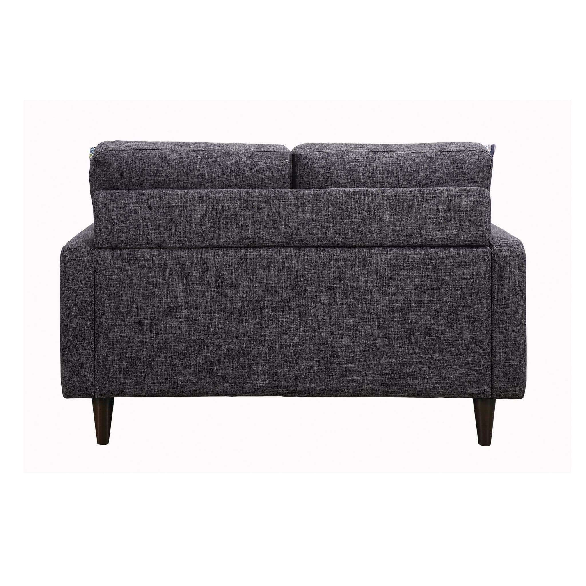 552002 Watsonville Tufted Back Loveseat Grey