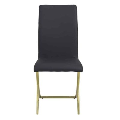 chanel black leather chair coaster 105172_2