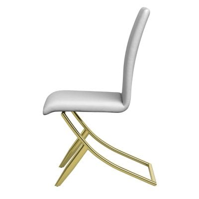 chanel white leather chair coaster 105171_3