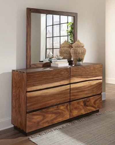 Madden Natural Walnut Wood Dresser