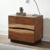 madden natural wood nightstand coaster 212432