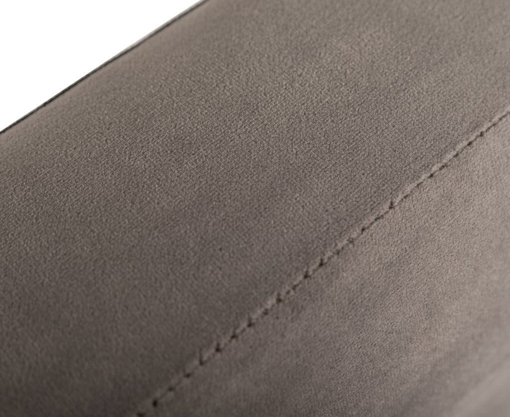 Modrest Bryan Modern Grey Velvet & Gold Bed