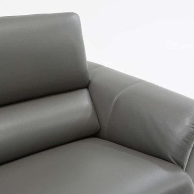 Divani Casa Maine - Modern leather fabric sofa