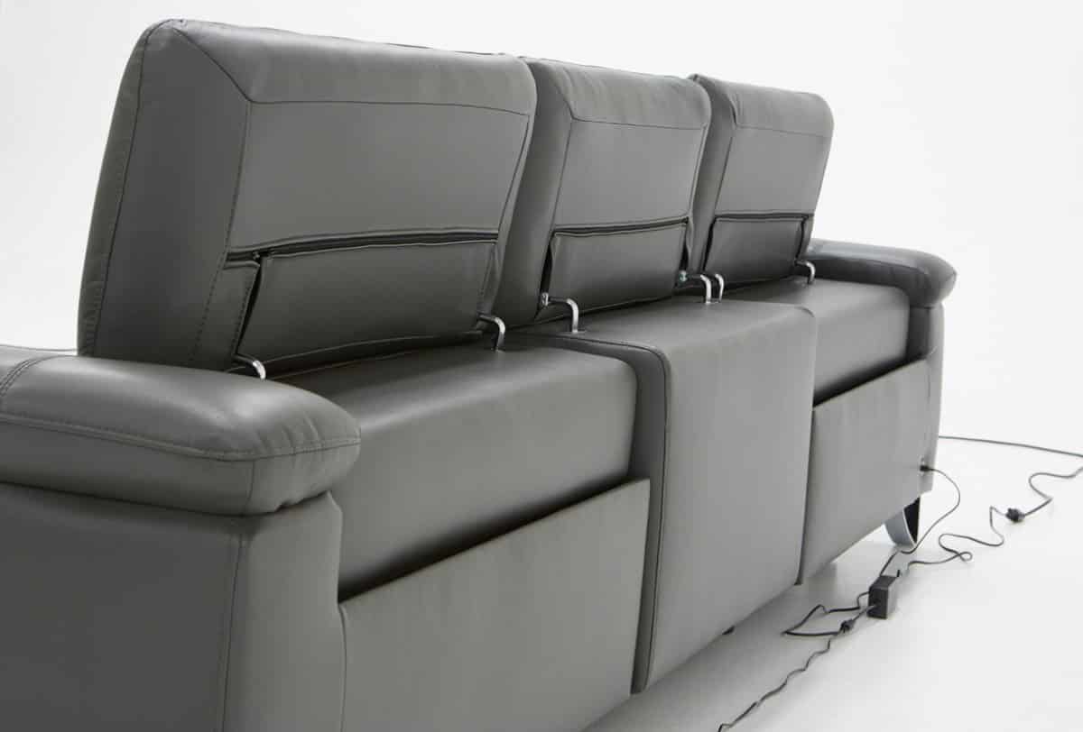 Divani Casa Maine - Modern leather fabric sofa