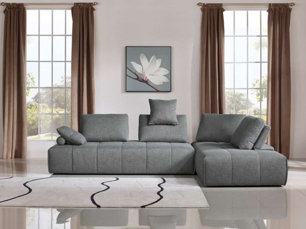 edgar grey sectional sofa