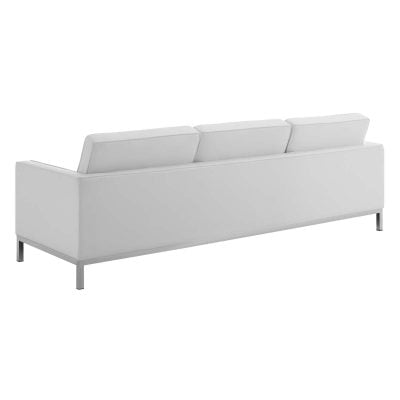 leather sofa modway EEI-4106-SLV-WHI-SET_3_