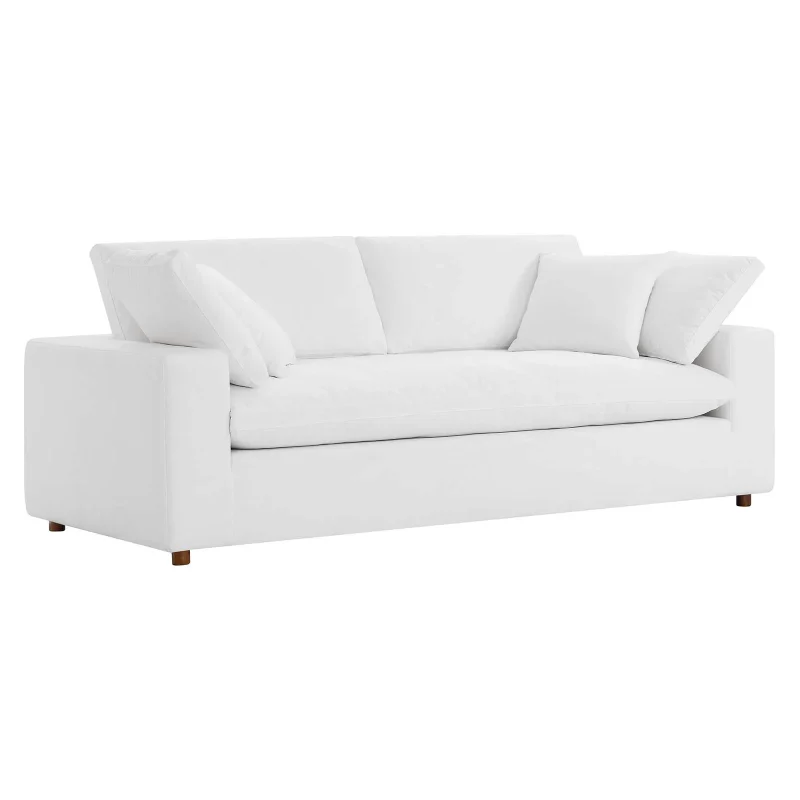 Commix white fabric sofa