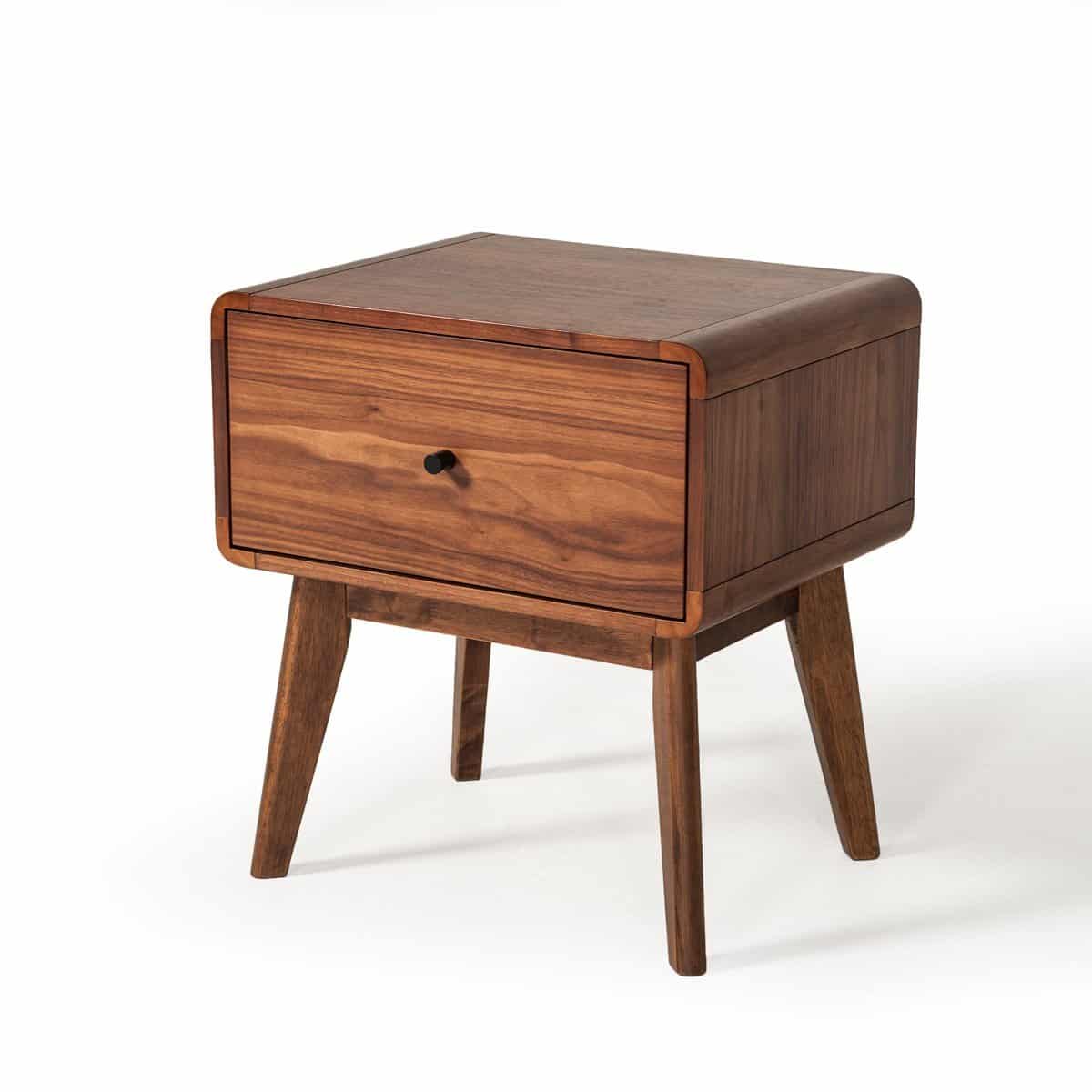 Modrest Marshall MidCentury Modern Walnut Nightstand KFROOMS