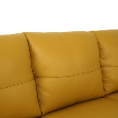 54945 valeria mustard italian leather sofa
