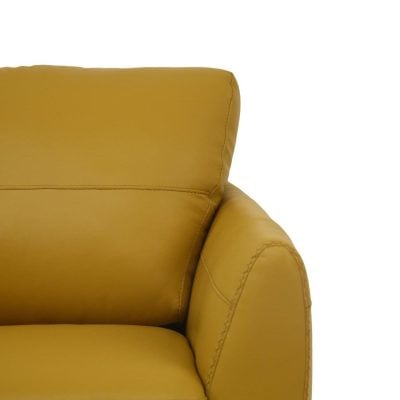 54945 valeria mustard italian leather sofa