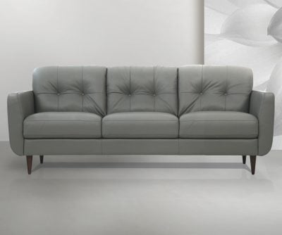 54960 gray leather sofa radwan