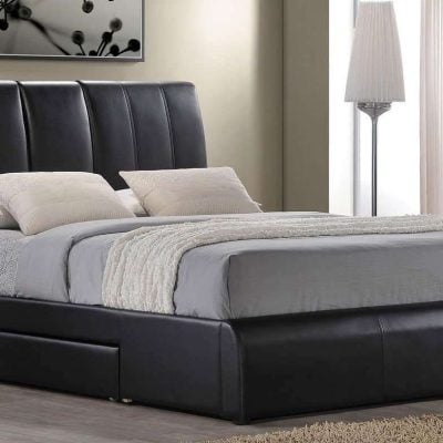Black Modern Bed