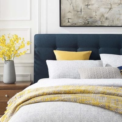 Mckenzie tufted platform bed