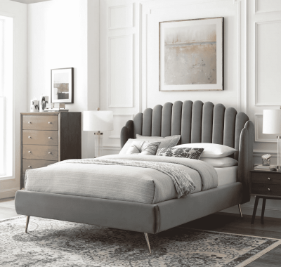 Modway lana grey bed