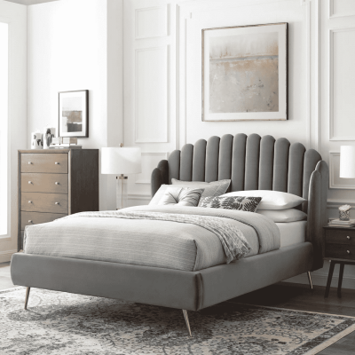 Modway lana grey bed