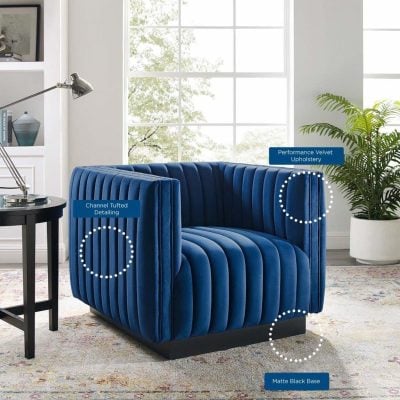 Alternative view of Conjure Tufted Velvet Sofa Set