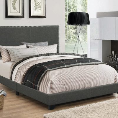 Boyd Charcoal Fabric Bed