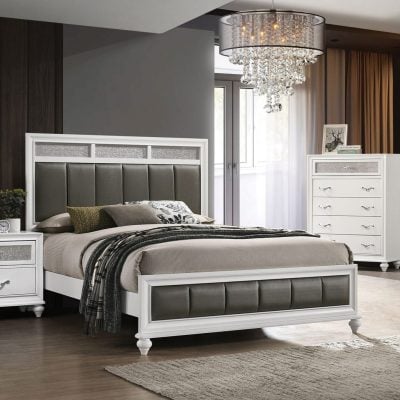 205891Q 205891ek White barzini bedroom set