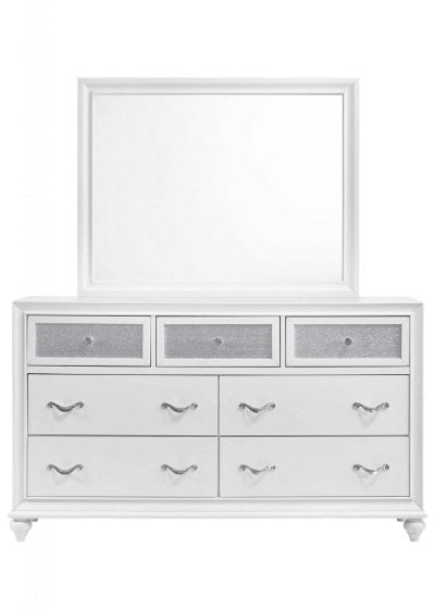 Barzini White & Crystal Dresser - Image 3